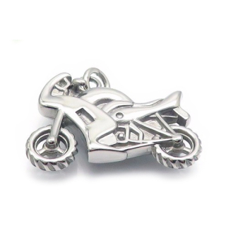 Přívěšek - silniční motorka z chirurgické oceli