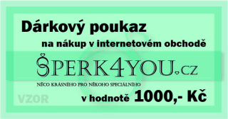 Dárkový poukaz 1000 Kč
